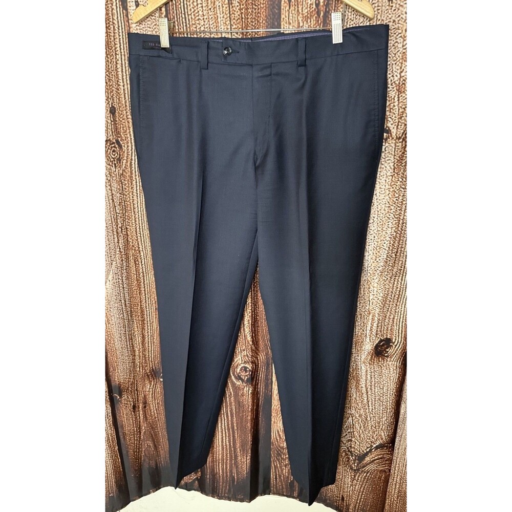 Ted Baker London Mens Pants Blue Size 36 Jefferson Dress Pant 100% Wool
